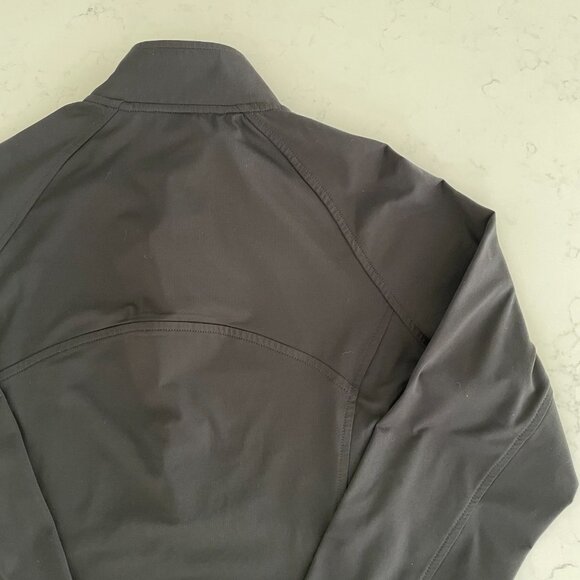 Cutter & Buck 1/2 Zip LS Hi Neck Athletic Recycled Poly + Spandex Top Black Sz S - Picture 6 of 12